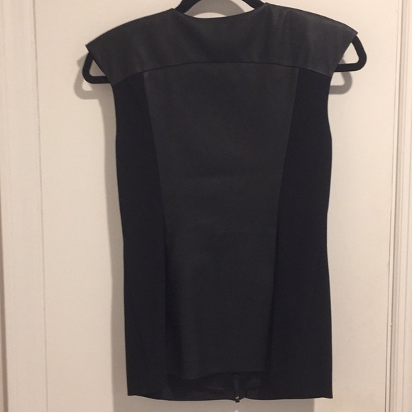 GUC A|X faux leather top with adjustable zipper - Picture 2 of 8